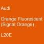 Preview: Audi, Orange Fluorescent (Signal Orange), L20E.